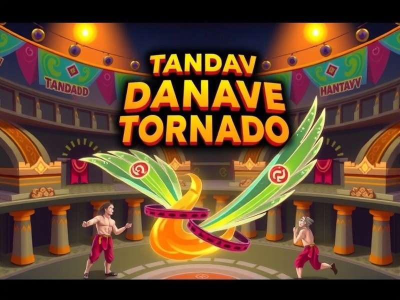 Tandav Dance Tornado - Where Mythology Meets Mayhem Tandav Dance Tornado Game Banner